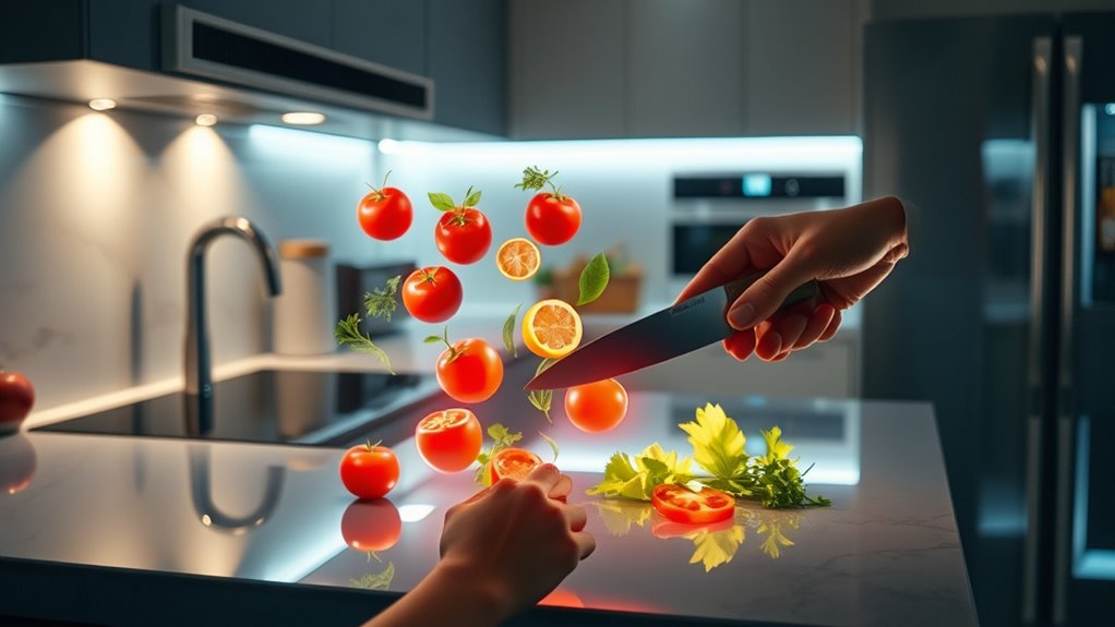 augmented reality cooking projectors