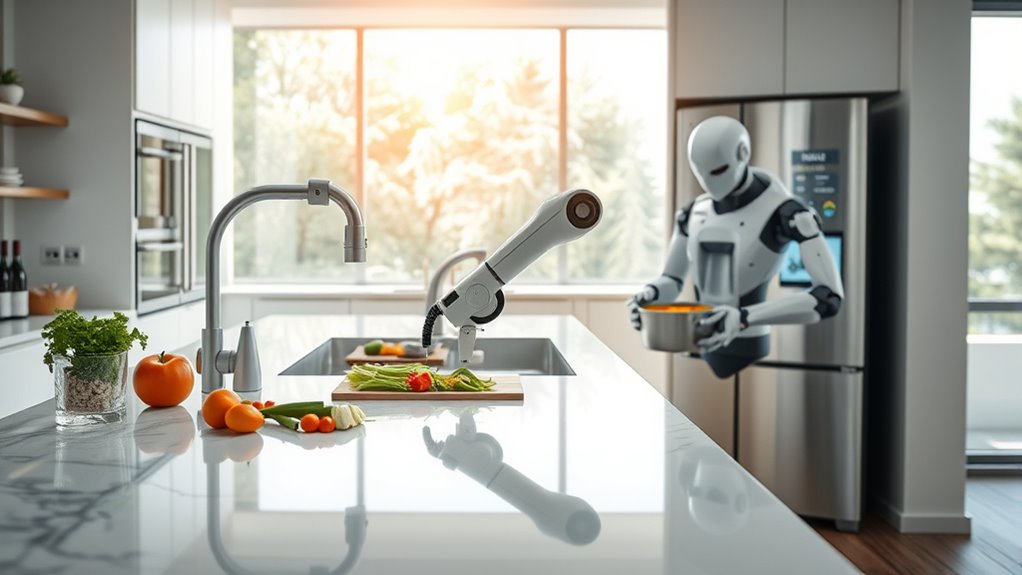 automated cooking and cleaning