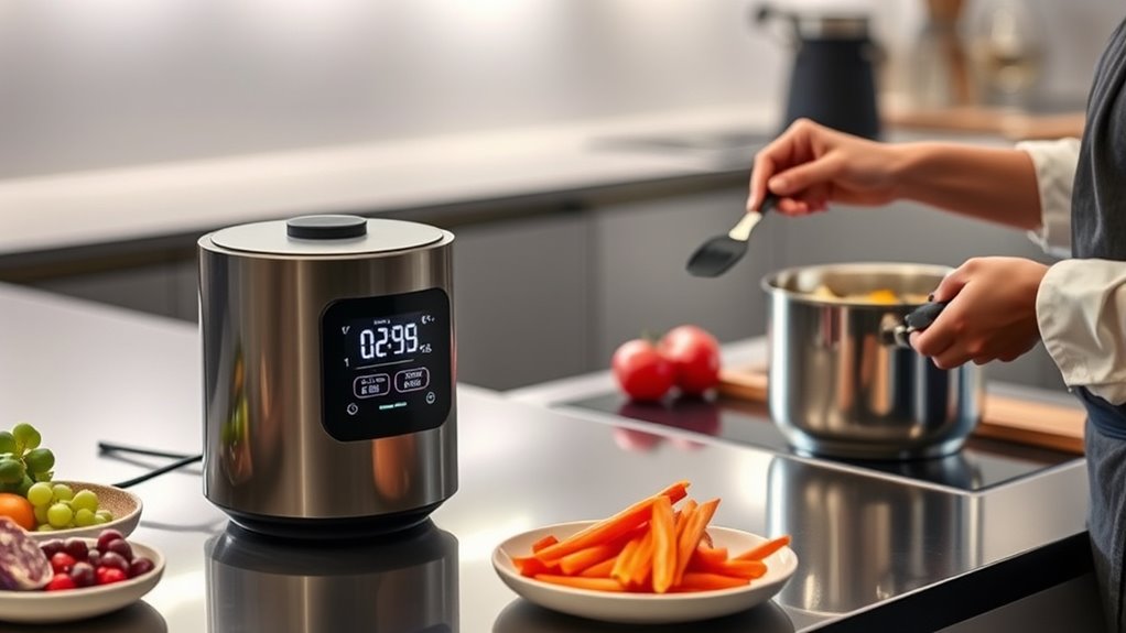 automated cooking temperature control