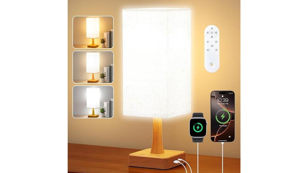 bright lamp with remote