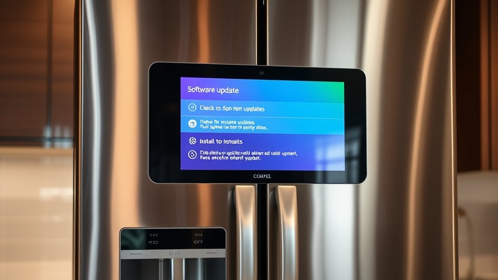 check fridge software updates