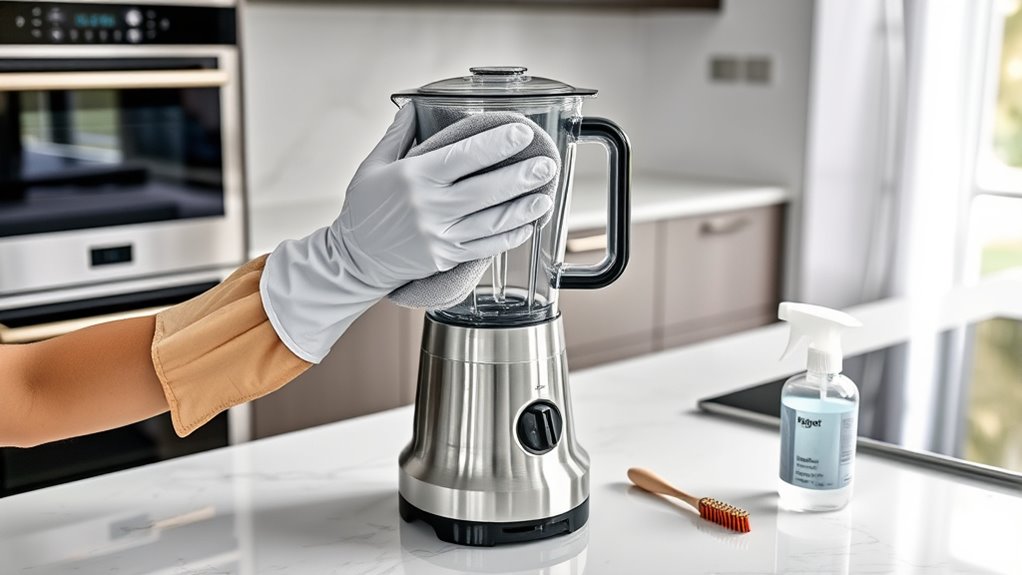 choose gentle cleaning tools