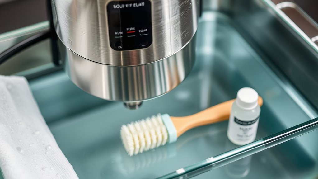 clean sanitize descale regularly