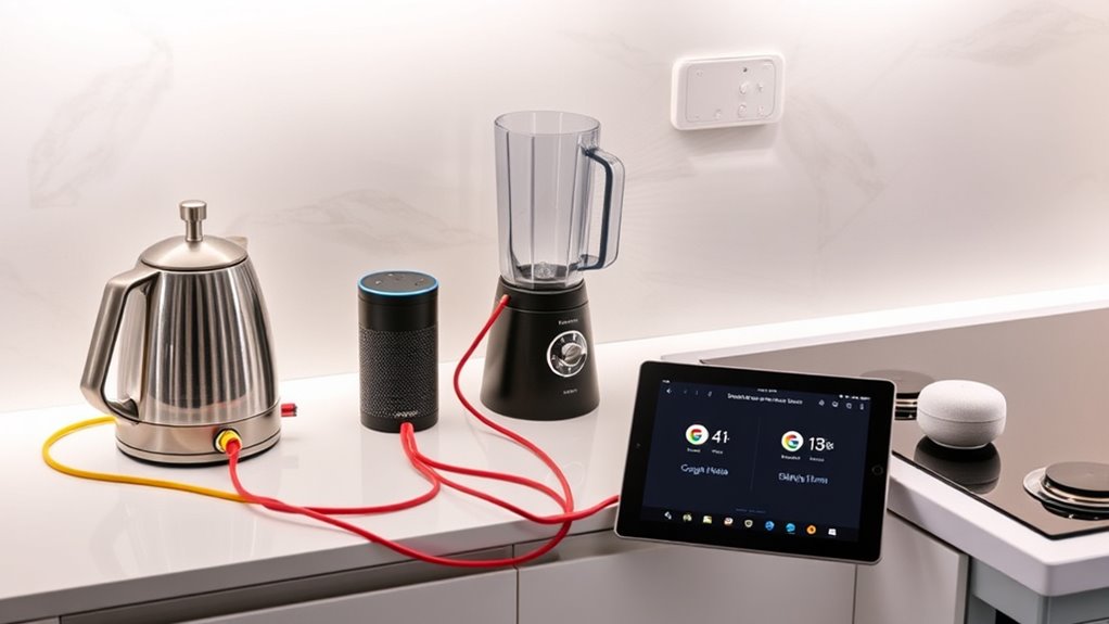 connect gadgets via voice assistant
