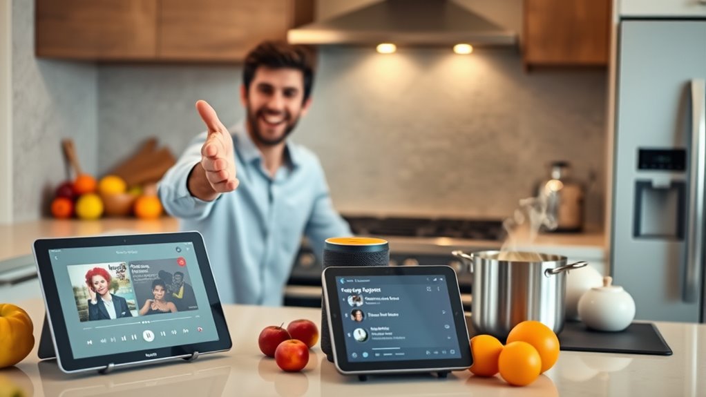 cooking music with alexa