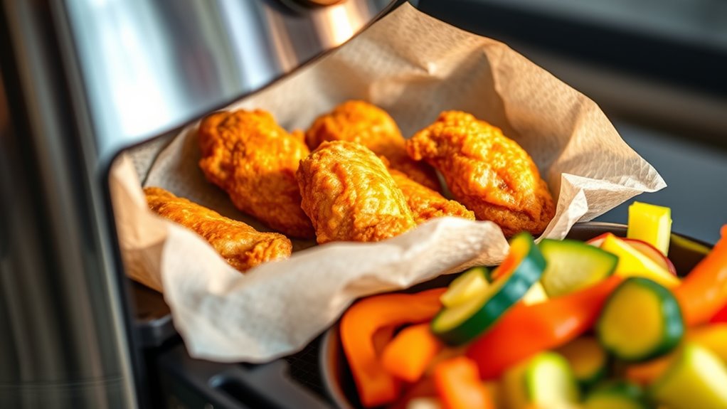 crispier lighter less greasy