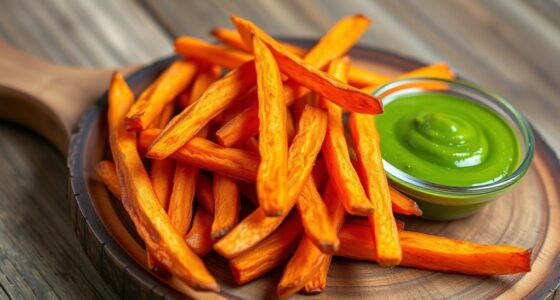 crispy healthy sweet fries