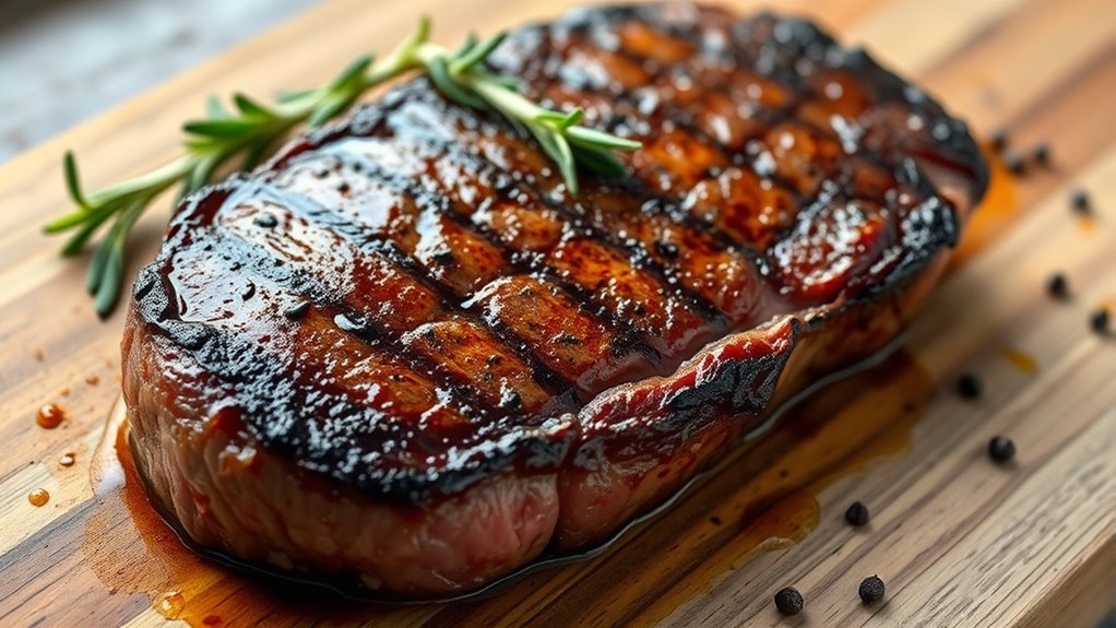 elegant plating and garnishing