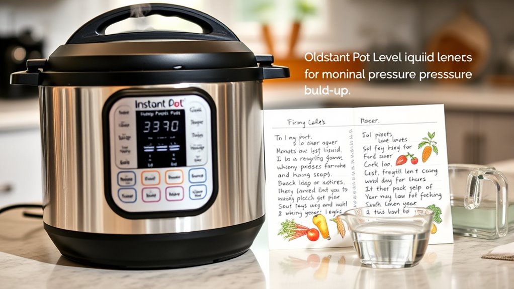 ensure adequate liquid volume