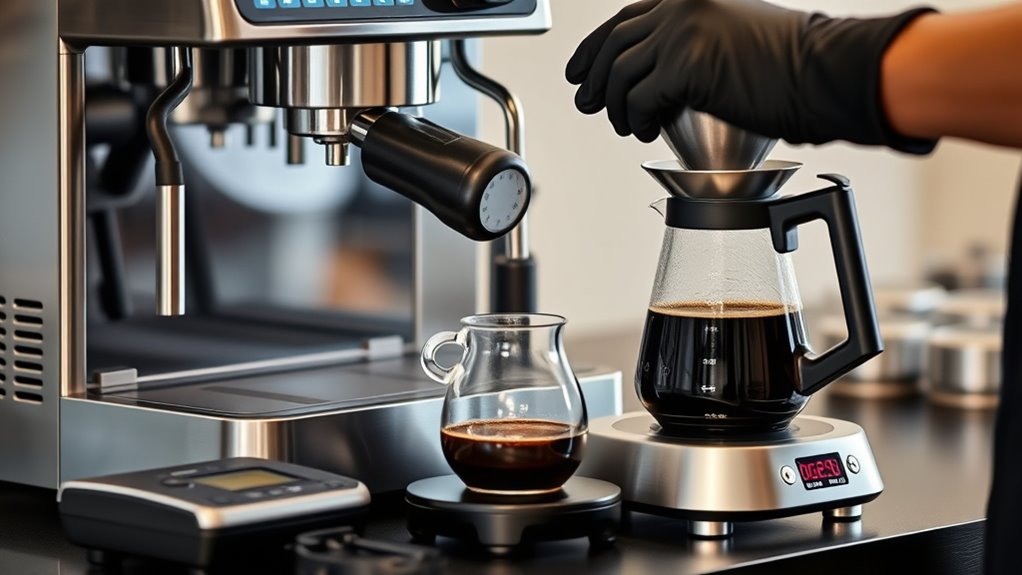 high tech coffee brewing