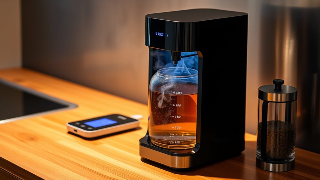 high tech tea brewing