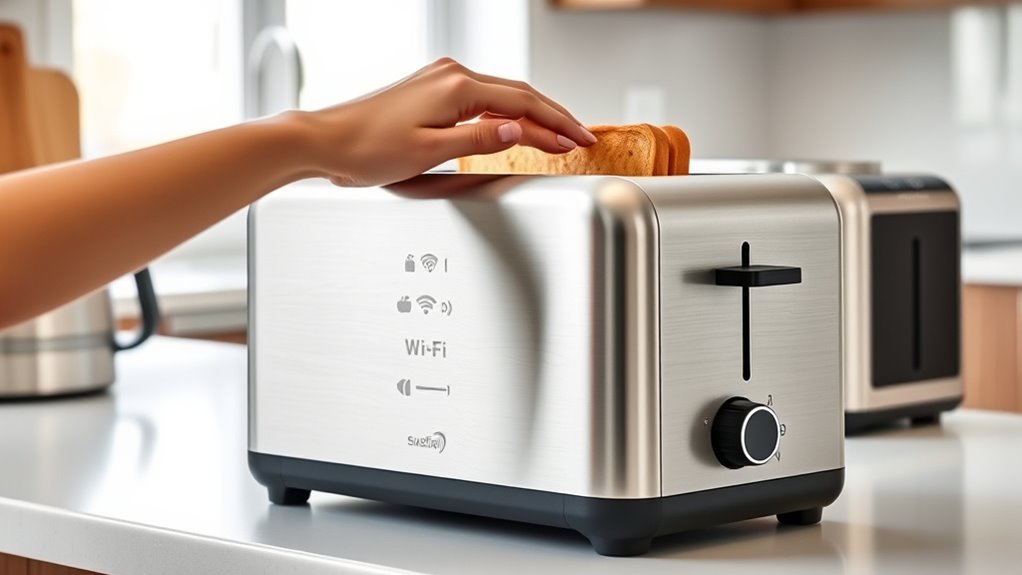 intuitive digital toast controls