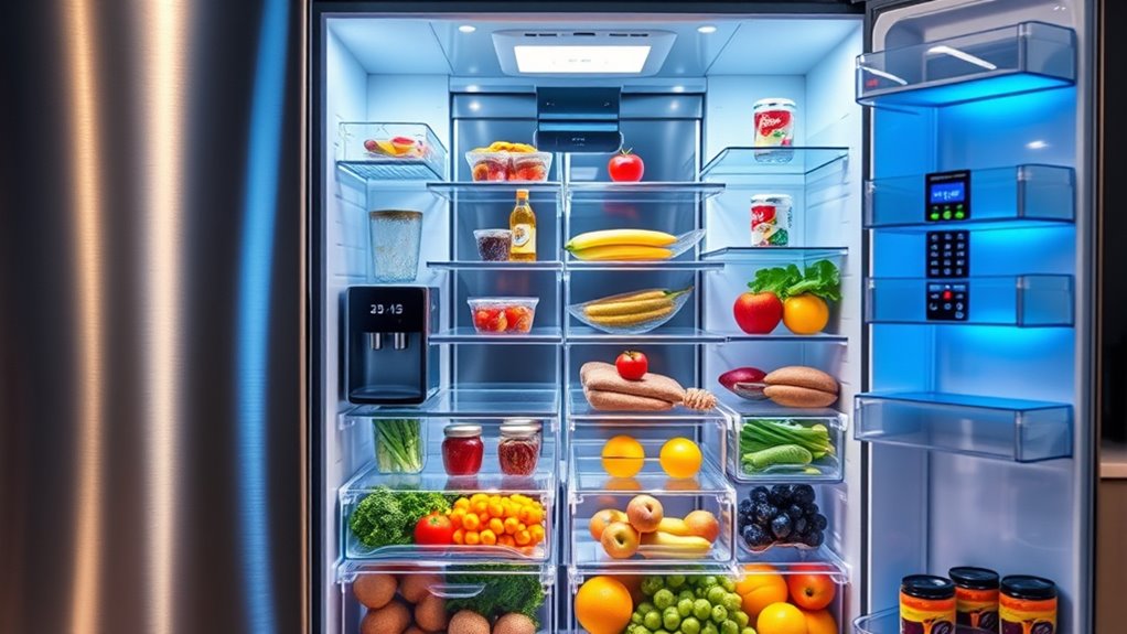 key smart fridge features