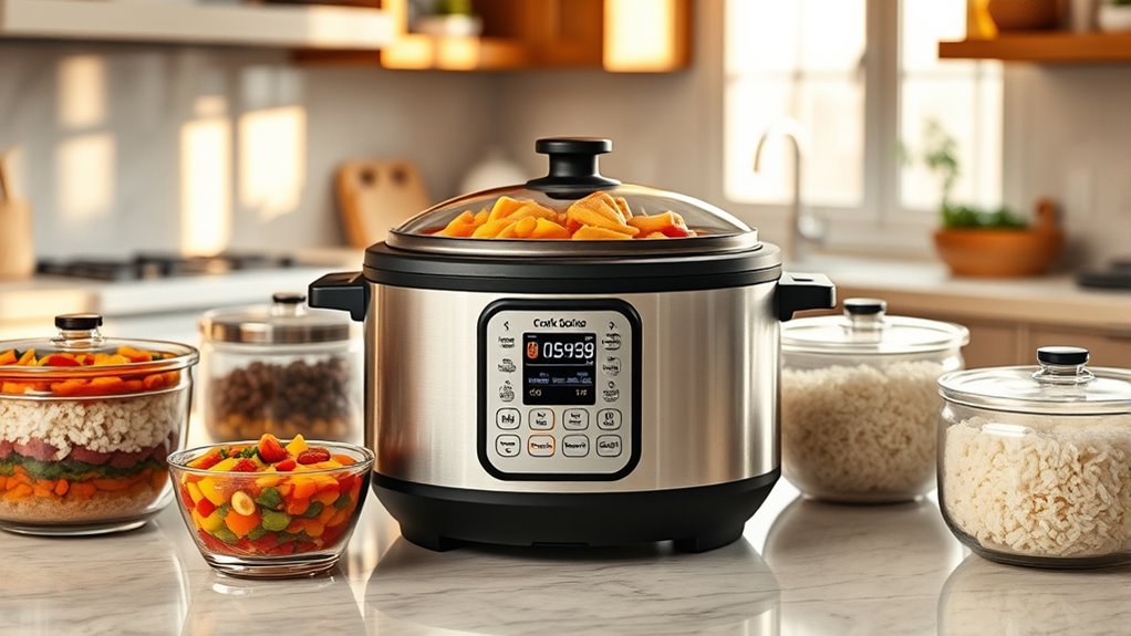 large batch multi function cooker
