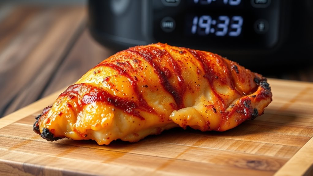 monitor cooking time precisely