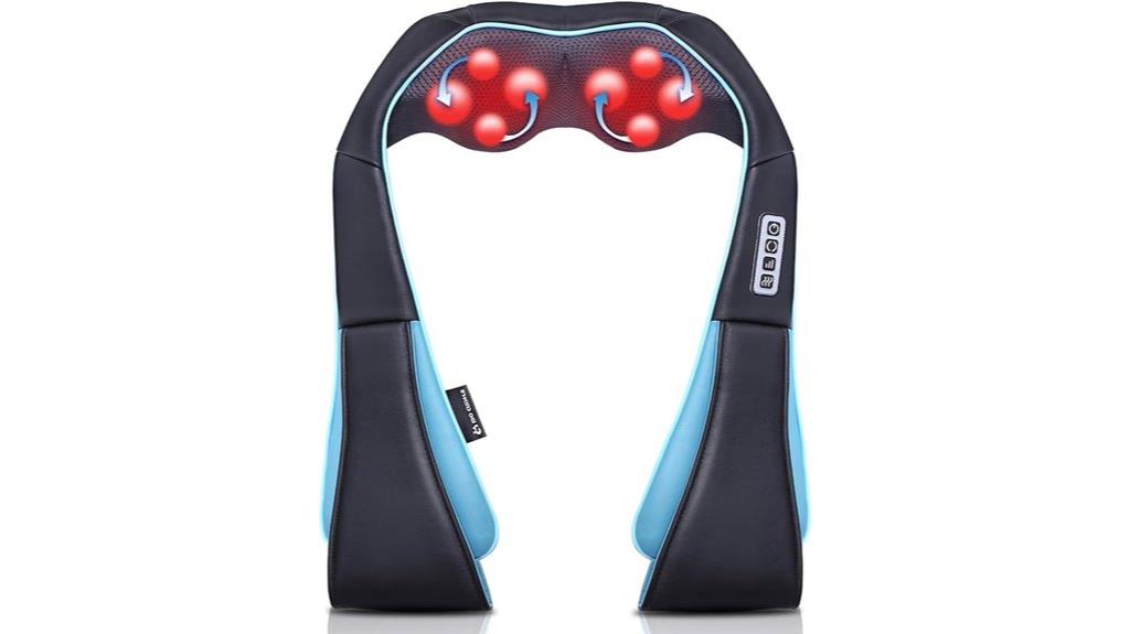 neck shoulder massager heat