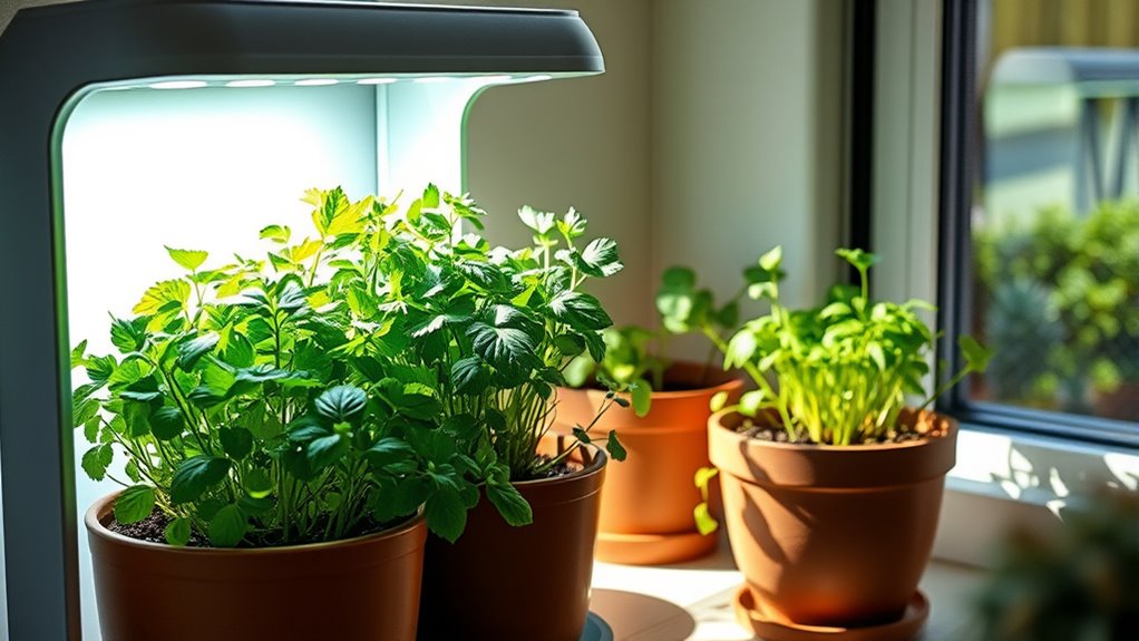 optimized herb growth conditions