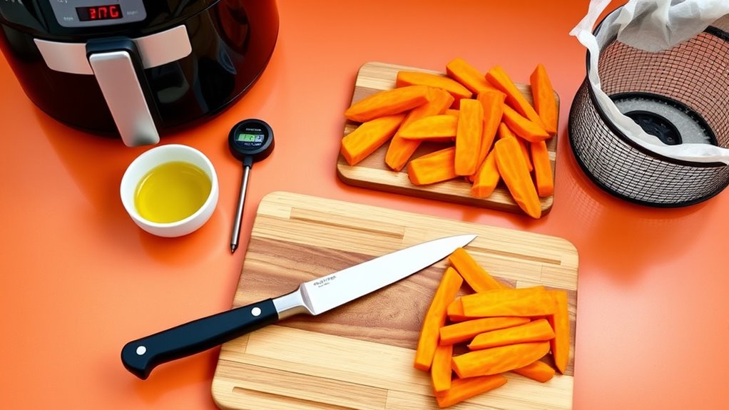 prepare ingredients and tools