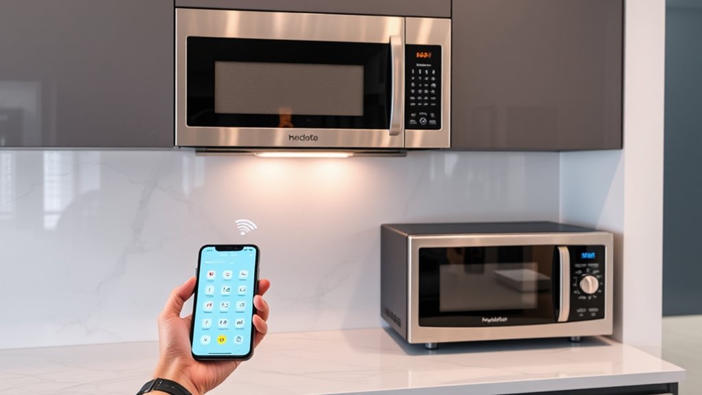 remote cooking management features