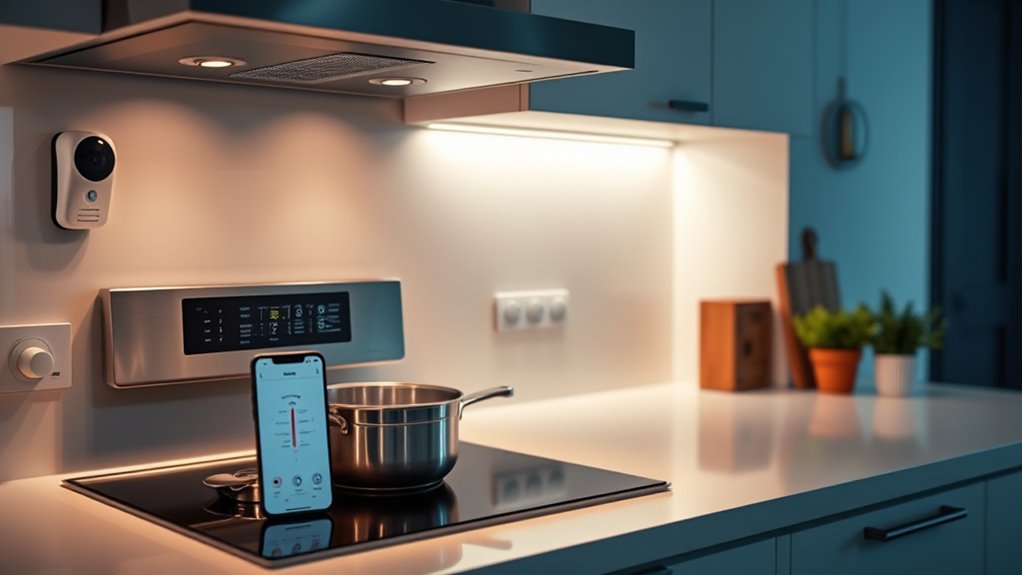 remote cooking safety monitoring