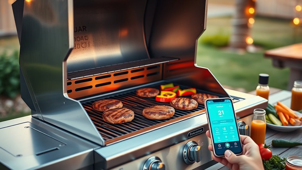 remote monitoring and guided grilling