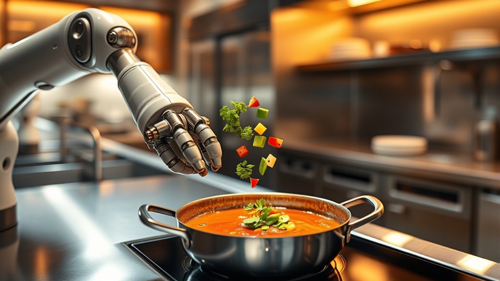 robotic chef movement precision