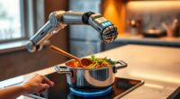 robotic stirring enhances cooking