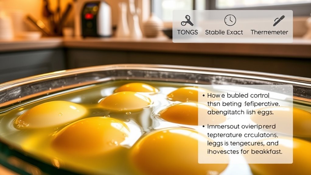 safe sous vide egg preparation
