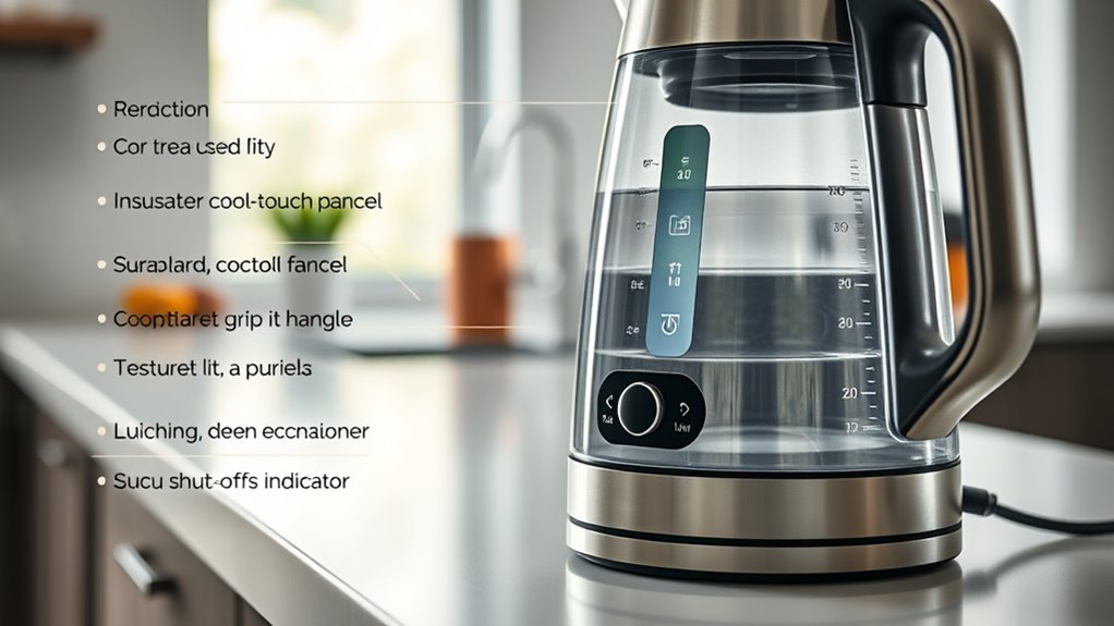 safe user friendly kettle design