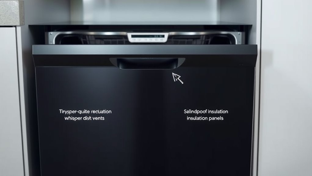 silent efficient dishwasher operation