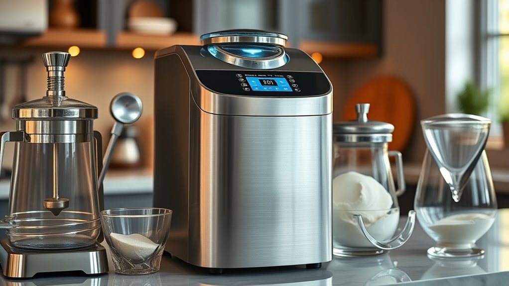 smart automated ice cream making