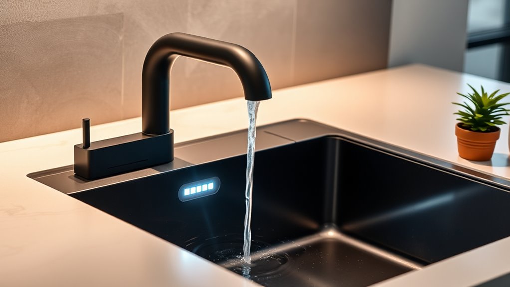 smart faucets promote water conservation