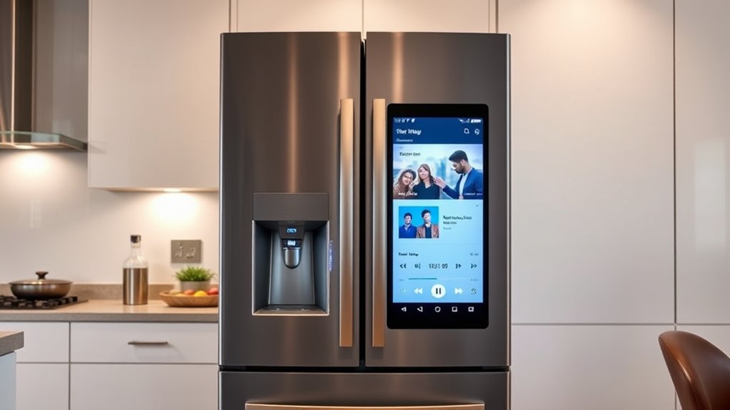 smart fridge multimedia integration