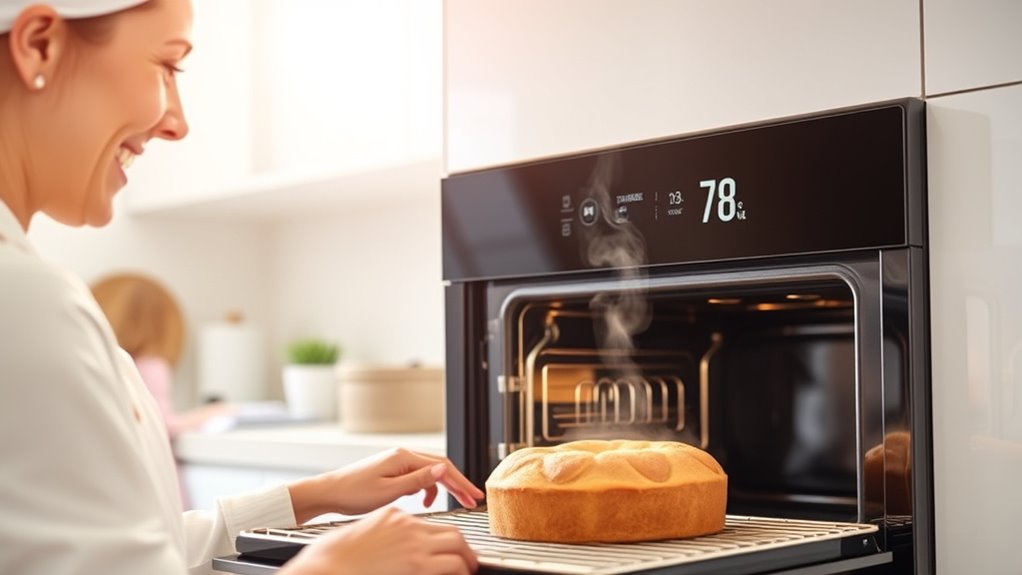 smart ovens prevent cake burning