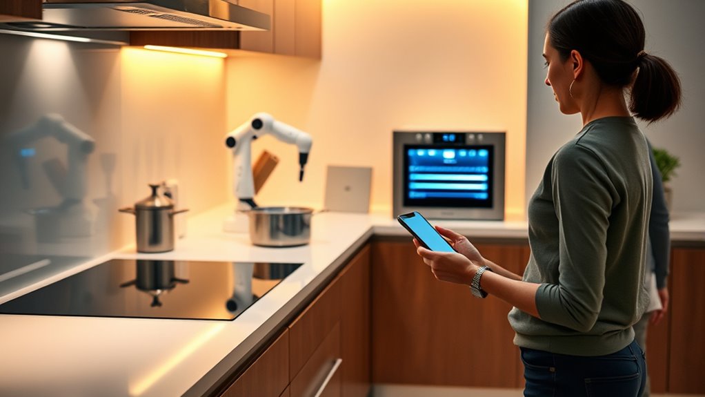 smart stylish connected kitchen