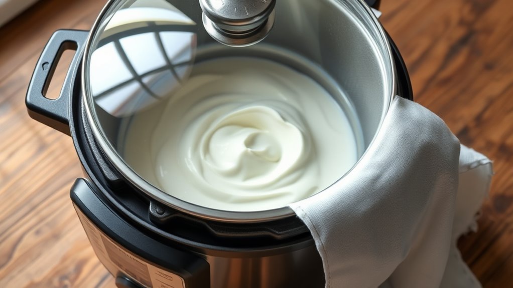 strain for desired consistency