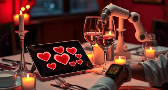 tech savvy romantic dinner