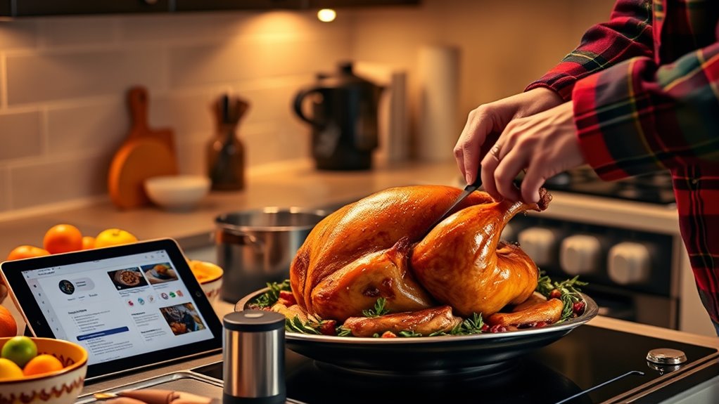 tech tips for holiday cooking