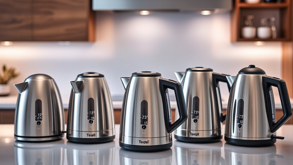 top electric kettles with temp