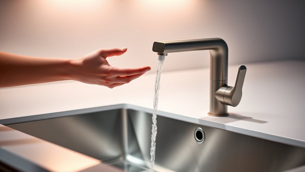 touchless hygienic water control