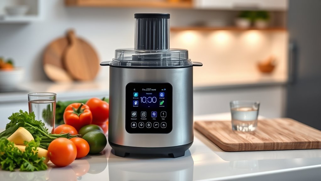 touchscreen controls streamline cooking