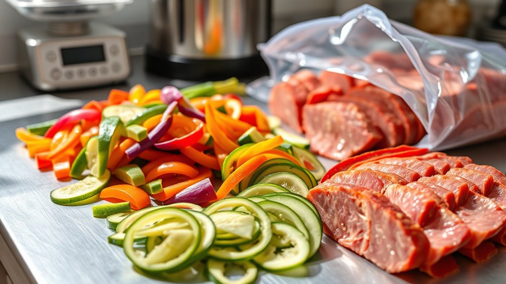 uniform careful ingredient prep