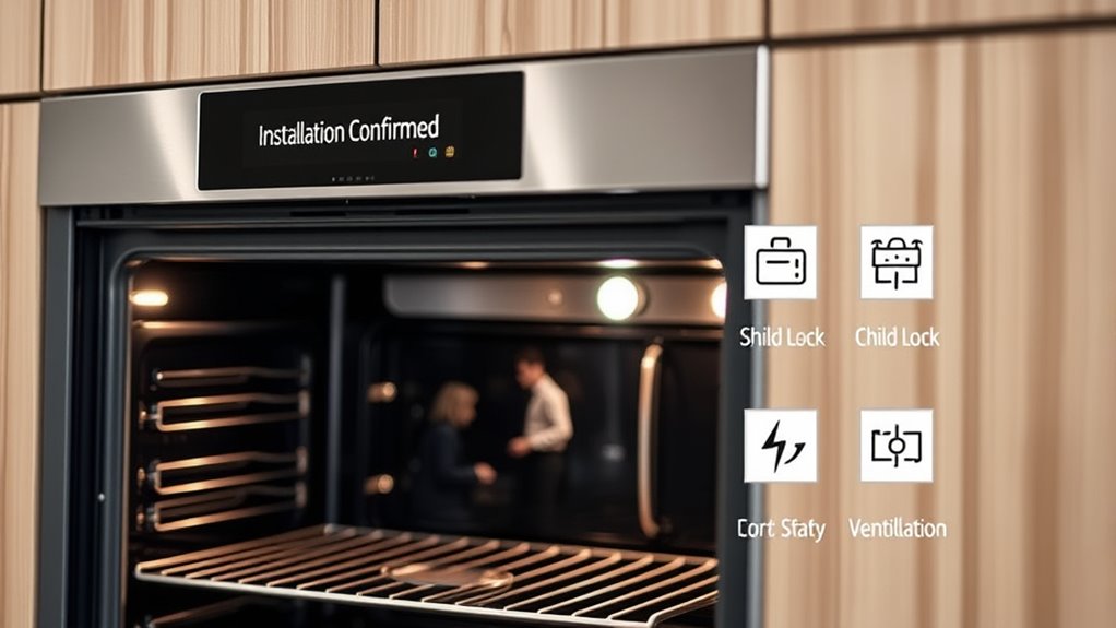 verify oven safety installation