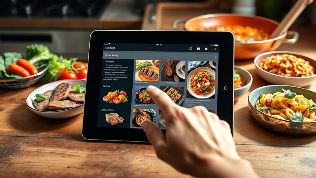 visuals and multimedia enhance recipes
