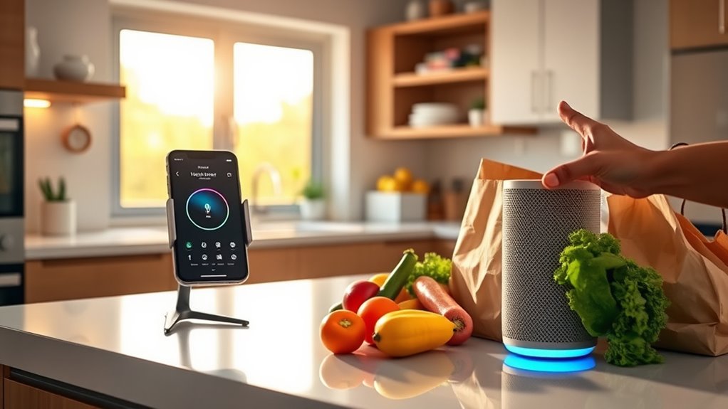 voice activated grocery automation