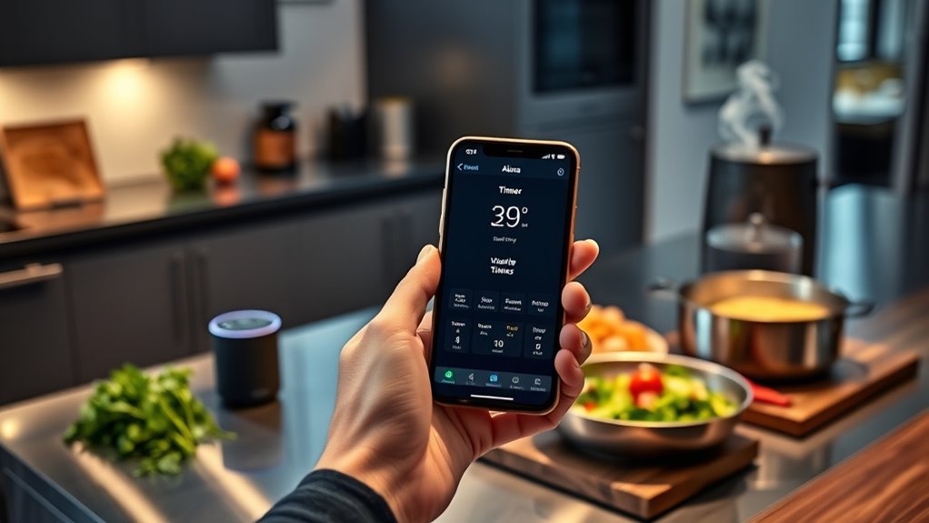 voice controlled multi dish timers