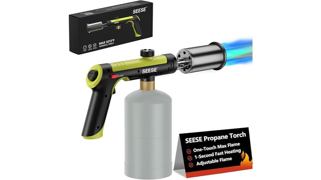 adjustable flame safety torch