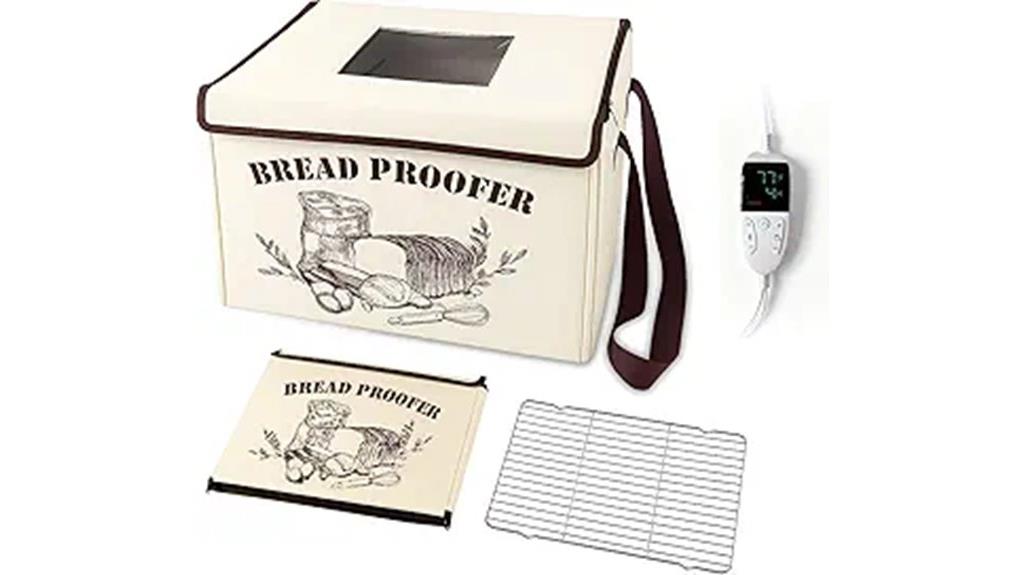 adjustable temperature bread proofing