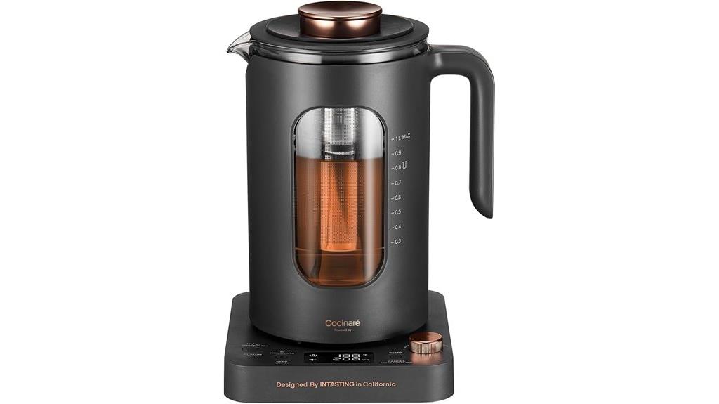 adjustable temperature tea kettle