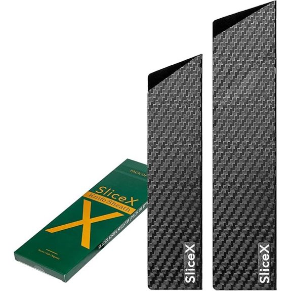 Kitchen Knife Edge Guards Set BPA-Free Non-Toxic (2 Pcs)